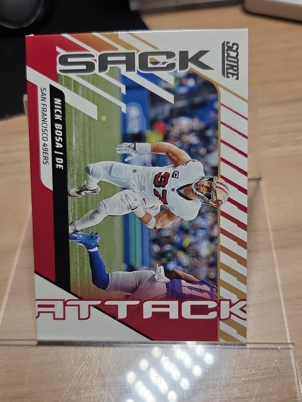 2025 Score Nick Bosa Sack Attack